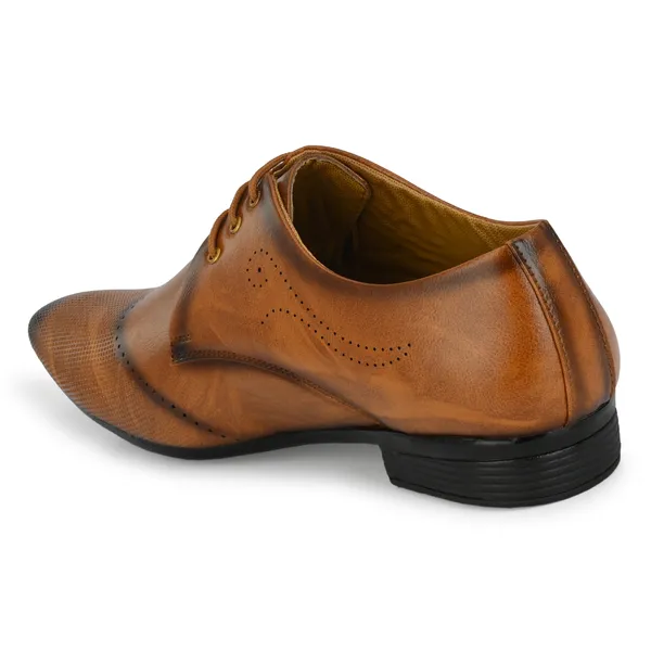 Tan_Brown_Leatherette_And_Pu_Lace_Ups_Derby_For_Men