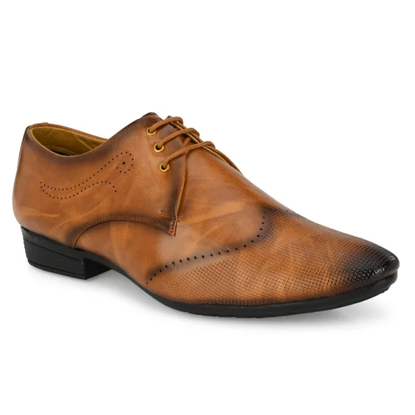 Tan_Brown_Leatherette_And_Pu_Lace_Ups_Derby_For_Men