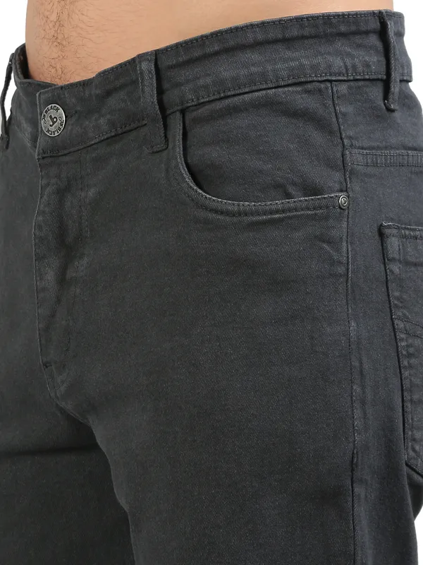 Men's_Medium_Green_Stretchable_Premium_Cotton_Blend_Regular_fit_Jeans