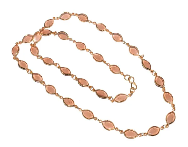 Copper_Crystal_Glass_Premium_Beaded_Necklace_Chain_For_Jewellery_Making