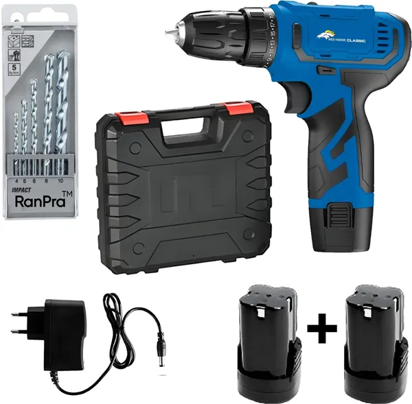10Mm_Screwdriver/Drill_Machine_With_5Pcs_Off_Drill_Bits_With_High_Quality_Cordless_Drill_(10_Mm_Chuck_Size)