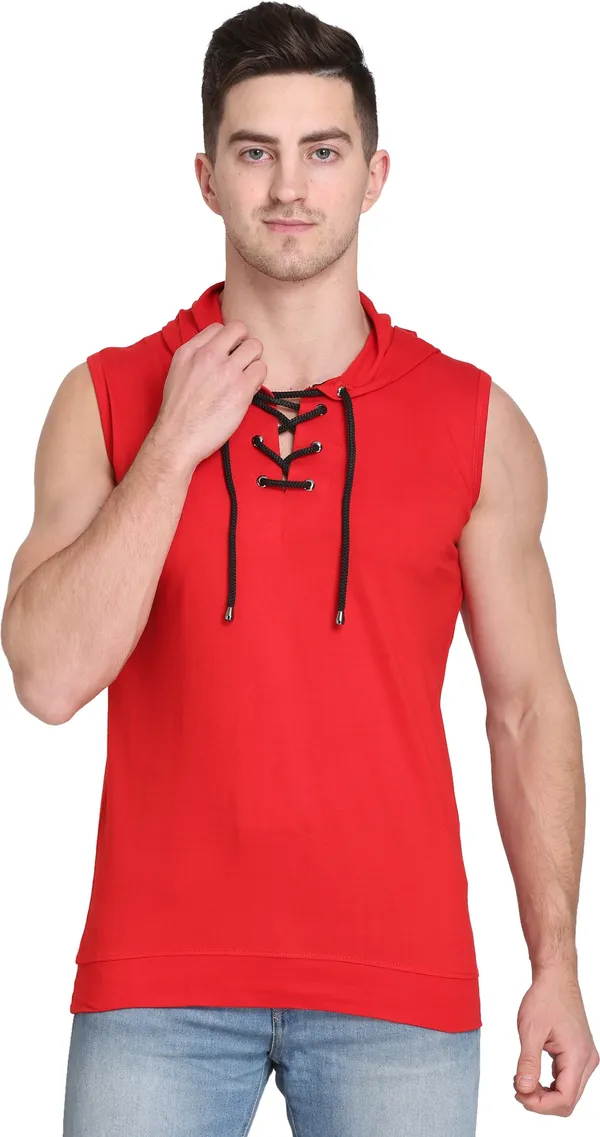 Pack_of_4_Multicolor_Cotton_Blend_Solid_T-Shirt_For_Men