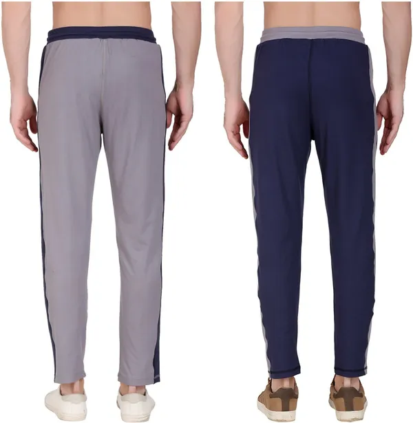 Pack_of_2_Grey_&_Dark_Blue_Cotton_Blend_Solid_Joggers_For_Men