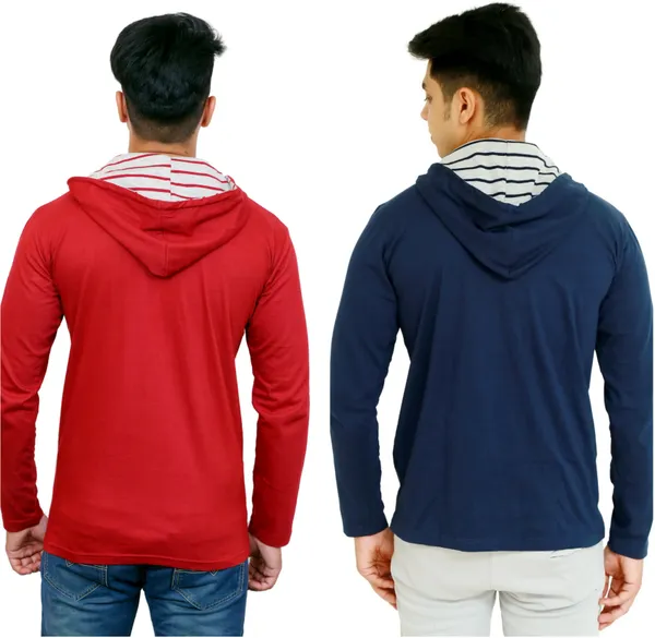 Pack_of_2_Maroon_Cotton_Blend_Solid_T-Shirt_For_Men