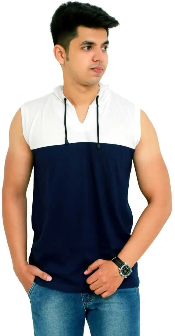 Pack_of_2_Black_&_Grey_Cotton_Blend_Solid_T-Shirt_For_Men