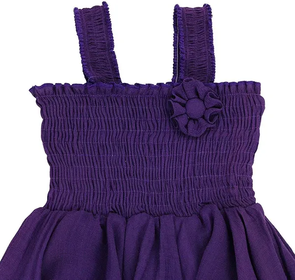 Purple_Cotton_Solid_Square_Neck_Tutu_Dress_For_Girls