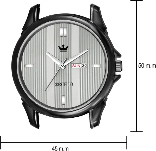 Men’s_Grey_Silicone_Strap_Everyday_Analog_Wristwatch