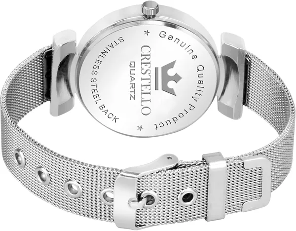 Stainless_Mesh_Chain_Analog_Wrist_Watch_-_For_Women_With_1_Year_Warranty