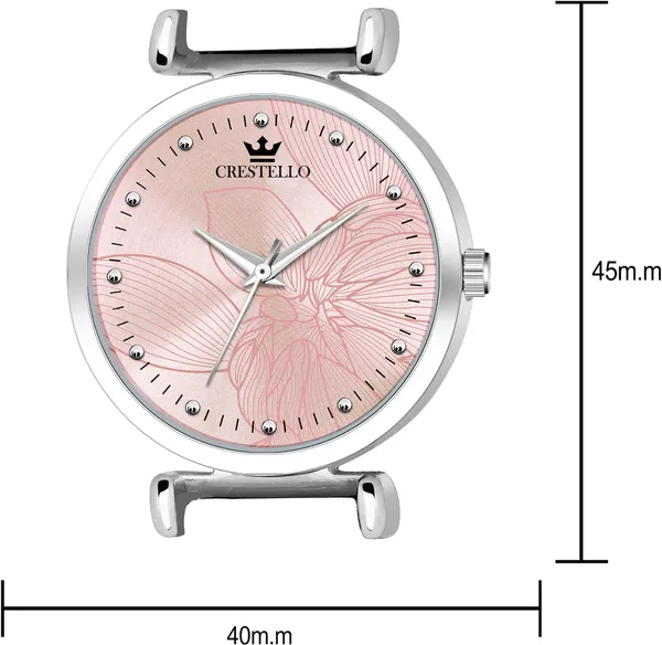 Stainless_Steel_Mesh_Chain_Analog_Wrist_Watch_for-_For_Women_With_1_Year_Warranty