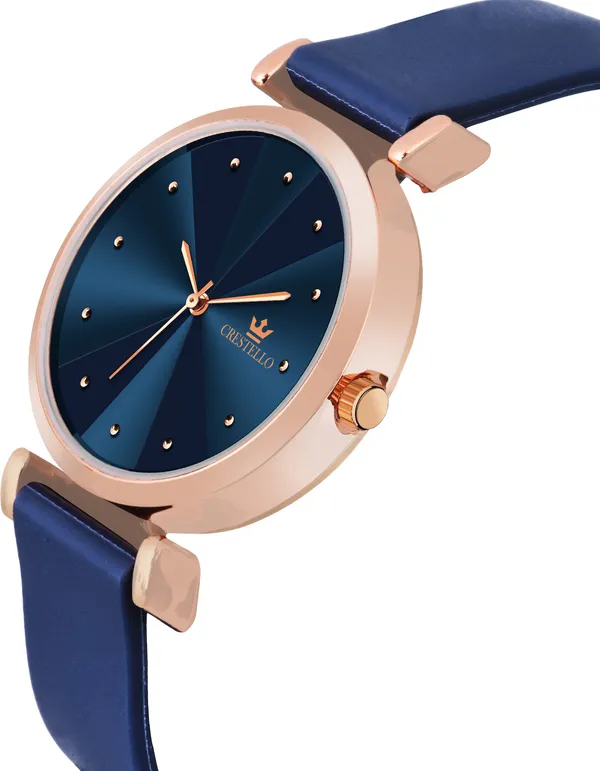 Women_Brass_Dial_&_Straps_Analogue_Multi_Function_Watch