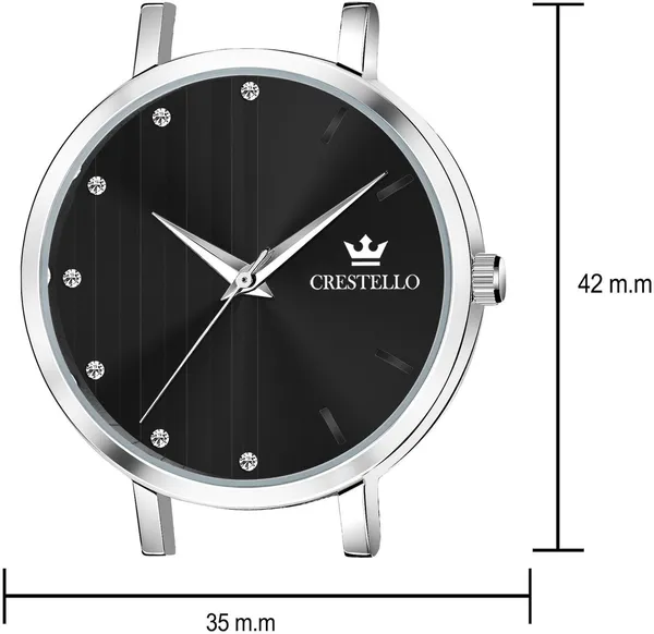 Stainless_Mesh_Chain_Analog_Wrist_Watch_-_For_Women_With_1_Year_Warranty
