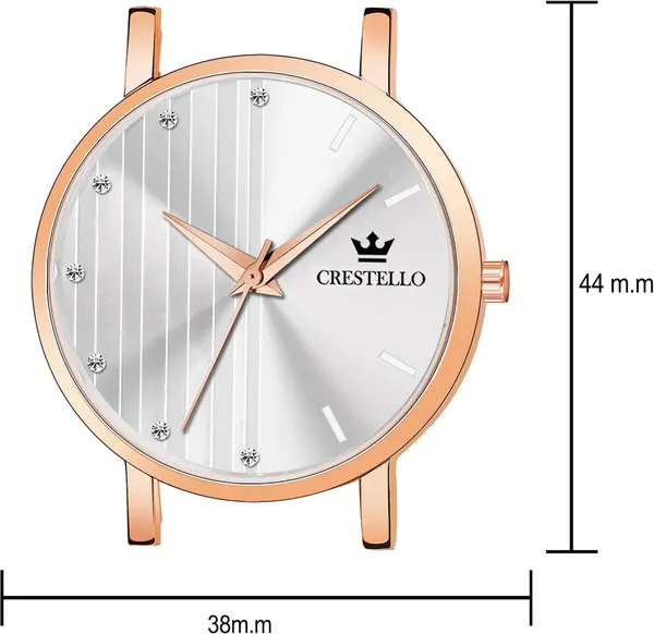 Rose_Gold_Plated_Chain_Analog_Wrist_Watch_-_For_Women_With_1_Year_Warranty