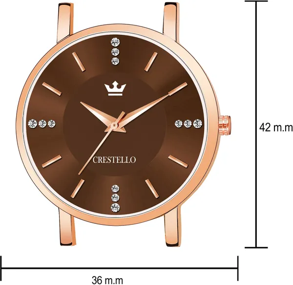 Rose_Gold_Plated_Chain_Analog_Wrist_Watch_-_For_Women_With_1_Year_Warranty
