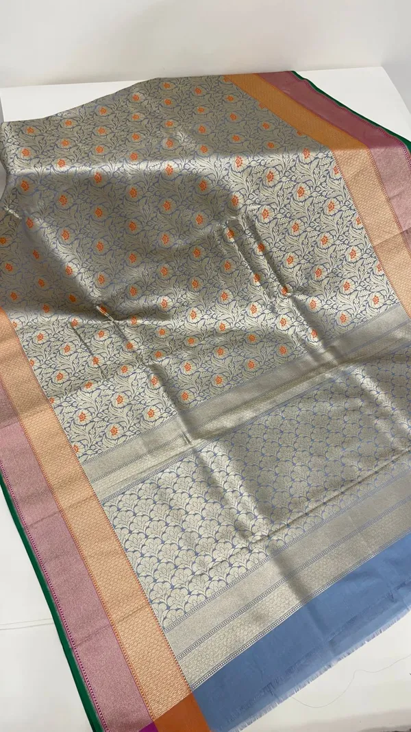 Humairah_Presents_Sky_Blue_Katan_Silk_Floral_Zari_Mina_Jaal_with_Banarasi_Zari_2D_Border_and_Pallu_with_Sky_Blue_Blouse