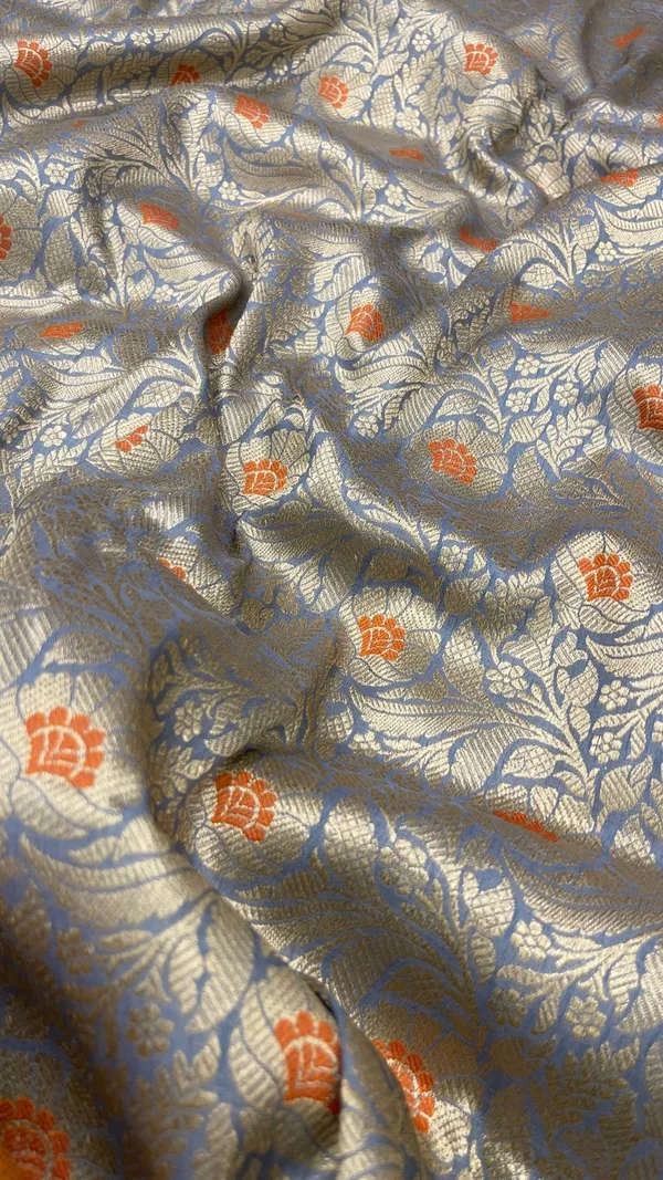 Humairah_Presents_Sky_Blue_Katan_Silk_Floral_Zari_Mina_Jaal_with_Banarasi_Zari_2D_Border_and_Pallu_with_Sky_Blue_Blouse