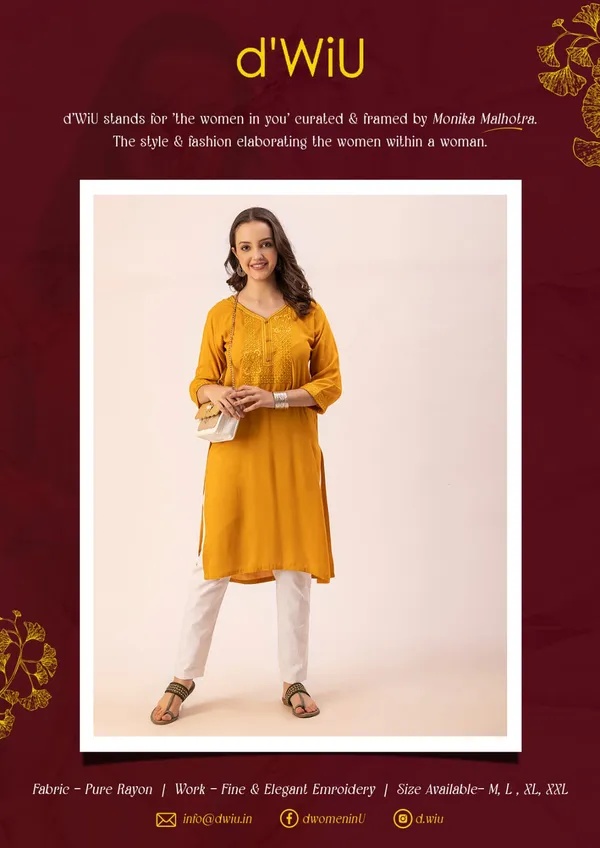 Mustard_Rayon_Slub_Women_Kurta,_Exquisite_Embroidery_&_Crystal_Hand_Work