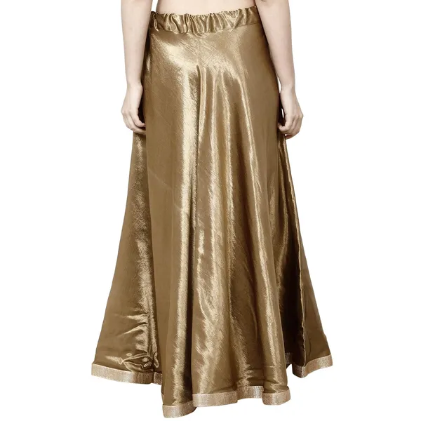 Light_Brown_Premium_Silk_Full_Skirt_For_Women_&_Girls