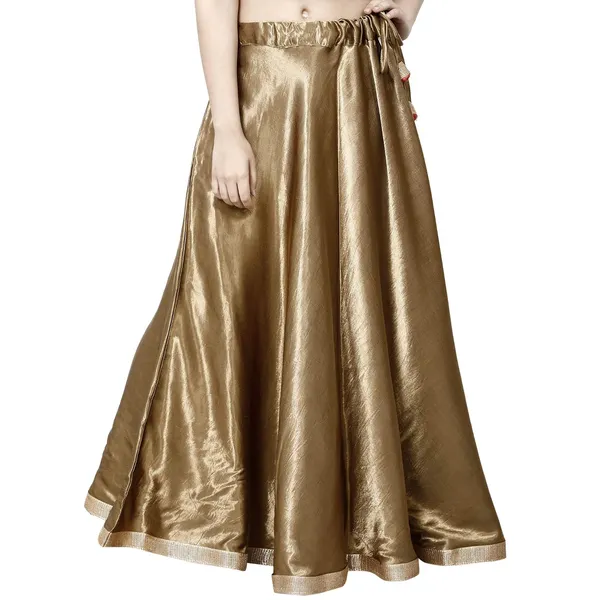 Light_Brown_Premium_Silk_Full_Skirt_For_Women_&_Girls