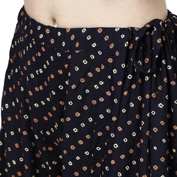 Blue_Premium_Rayon_Full_Skirt_For_Women_&_Girls
