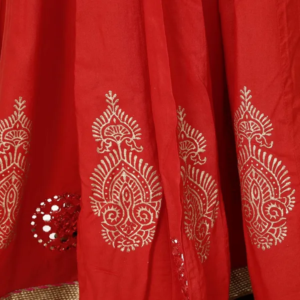 Red_Premium_Rayon_Full_Skirt_For_Women_&_Girls