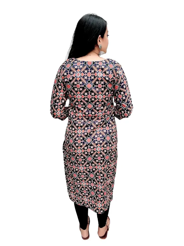 Blue_Premium_Straight_Long_Kurti_Patoda_For_Women