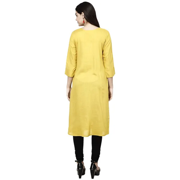 Multicolor_Premium_Rayon_Straight_Kurta_For_Women