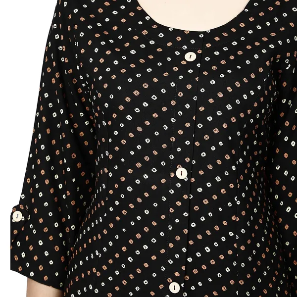 Black_Premium_Rayon_Princess_Cut_Kurta_For_Women