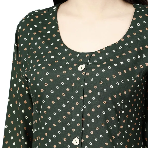 Green_Premium_Rayon_Princess_Cut_Kurta_For_Women