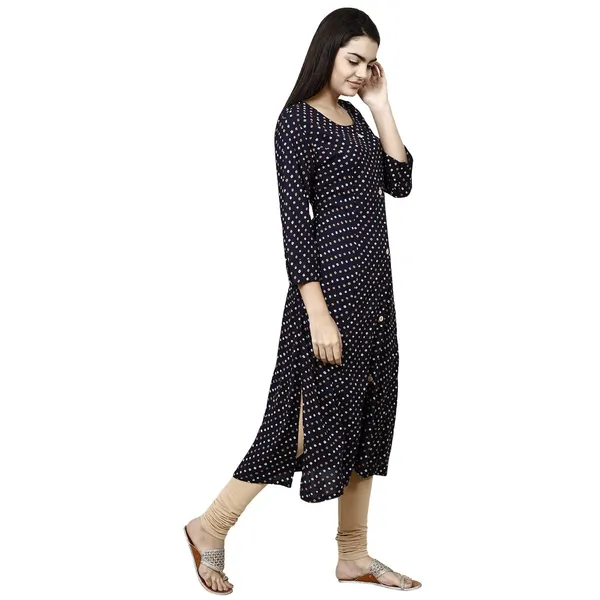 Sky_Blue_Premium_Rayon_Princess_Cut_Kurta_For_Women