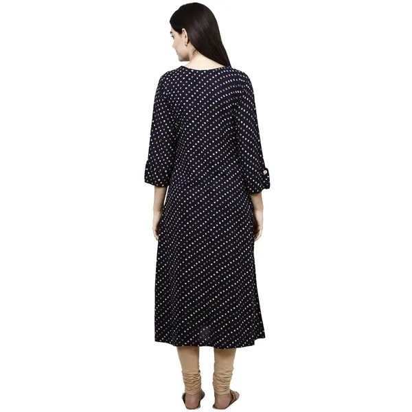 Sky_Blue_Premium_Rayon_Princess_Cut_Kurta_For_Women