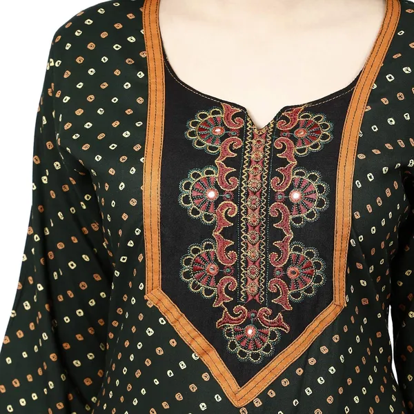 Green_Premium_Rayon_Kurta_For_Women