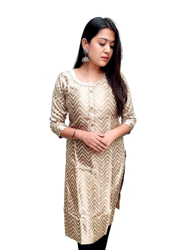 Ivory_Premium_Mashru_Leriya_Straight_Long_Kurti_For_Women