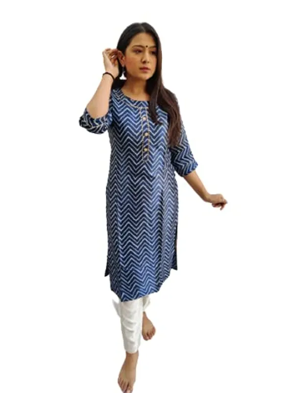 Navy_Blue_Premium_Mashru_Leriya_Straight_Long_Kurti_For_Women