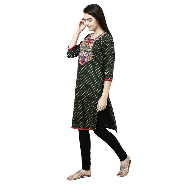 Green_Premium_Rayon_Straight_Kurta_For_Women