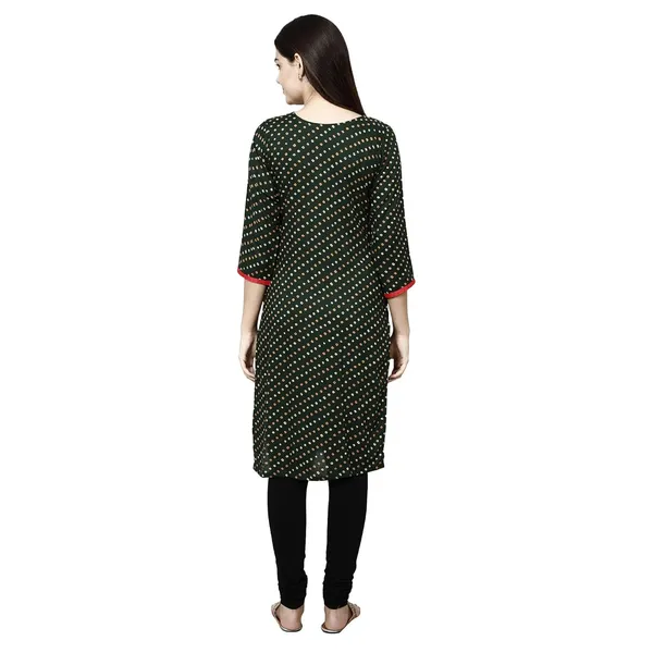 Green_Premium_Rayon_Straight_Kurta_For_Women