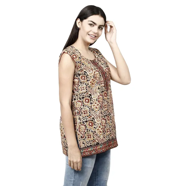 Multicolor_Premium_Cotton_Straight_Kurta_For_Women