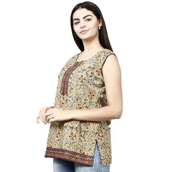 Multicolor_Premium_Cotton_Straight_Kurta_For_Women