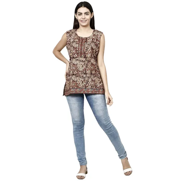 Multicolor_Premium_Cotton_Straight_Kurta_For_Women