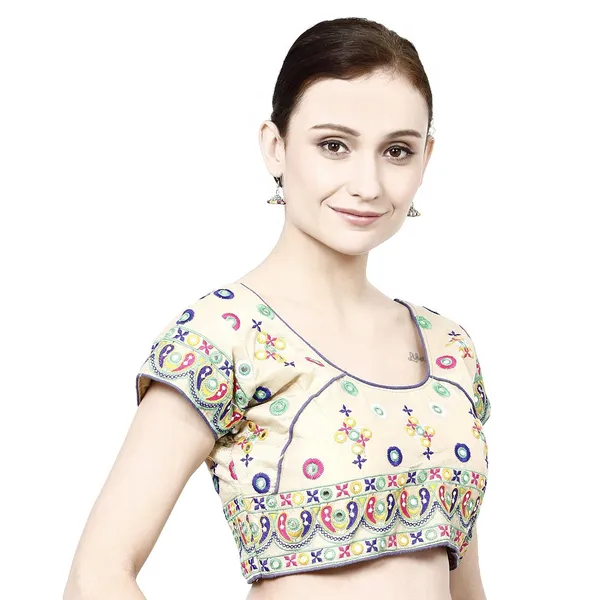 Multicolor_Premium_Saree_Blouse_For_Women_&_Girls