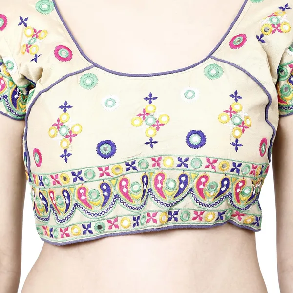 Multicolor_Premium_Saree_Blouse_For_Women_&_Girls
