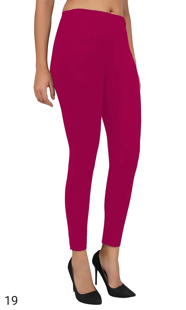 Light_Orange_Premium_Skinny_Fit_Leggings_Pants_|_Anti_Bacterial_&_Anti_Viral_Daily_Use_Ladies_Ankle_Length_Fit_For_Women
