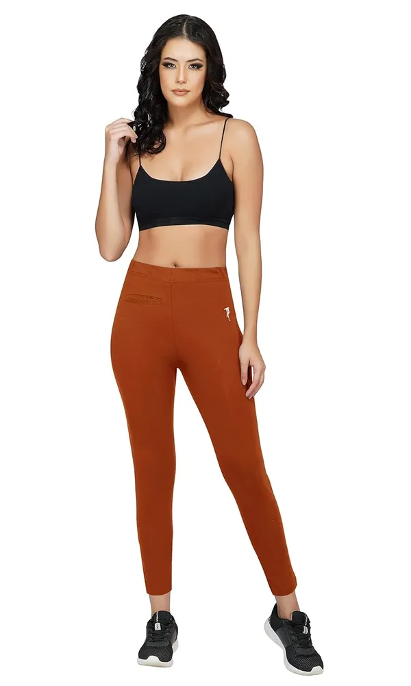 Tomato_Peach_Premium_Skinny_Fit_Leggings_Pants_|_Anti_Bacterial_&_Anti_Viral_Daily_Use_Ladies_Ankle_Length_Fit_For_Women