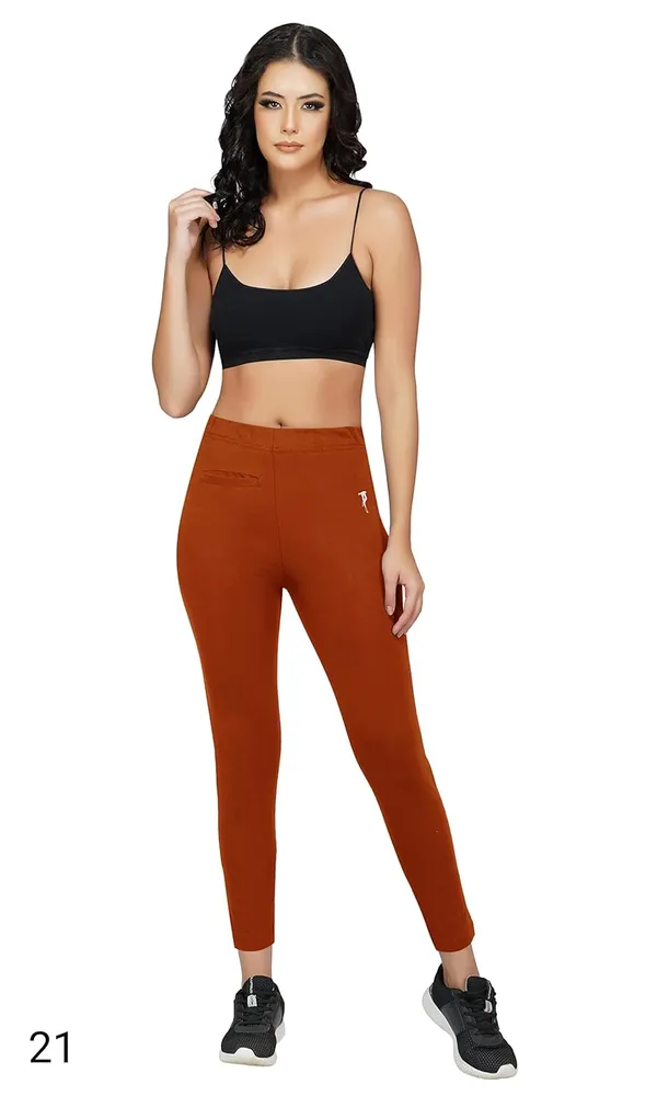Tomato_Peach_Premium_Skinny_Fit_Leggings_Pants_|_Anti_Bacterial_&_Anti_Viral_Daily_Use_Ladies_Ankle_Length_Fit_For_Women