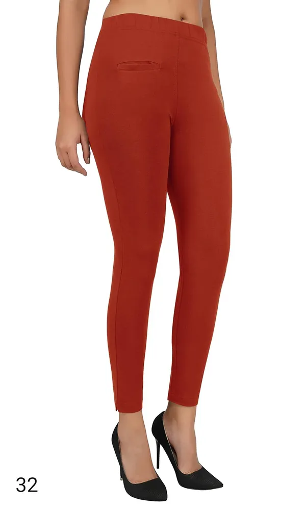 Chilly_Red_Premium_Skinny_Fit_Leggings_Pants_|_Anti_Bacterial_&_Anti_Viral_Daily_Use_Ladies_Ankle_Length_Fit_For_Women