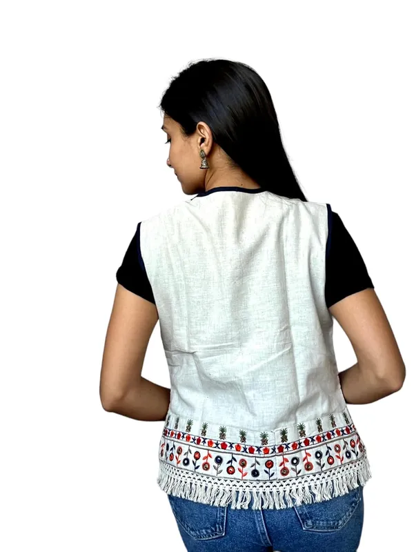 White_Premium_Embroiderd_Ethnic_Jacket_Or_Koti