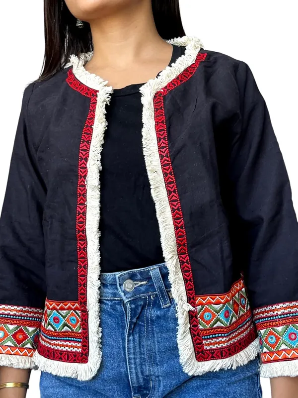 Black_Premium_Embroiderd_Ethnic_Shrug_Or_Jacket_|_Special_Embroidered_Cotton_Koti/_Jacket/_Waist_Coat