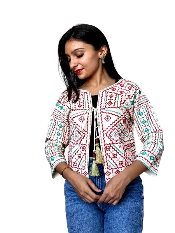 White_Premium_Embroiderd_Ethnic_Jacket_|Special_Embroidered_Cotton_Koti/_Jacket/_Waist_Coat