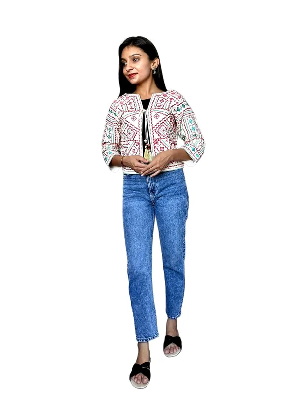 White_Premium_Embroiderd_Ethnic_Jacket_|Special_Embroidered_Cotton_Koti/_Jacket/_Waist_Coat