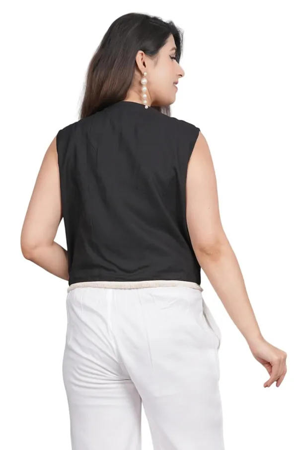 Black_Premium_Embroiderd_Ethnic_Shrug_Or_Jacket_|_Special_Embroidered_Cotton_Koti/_Jacket/_Waist_Coat