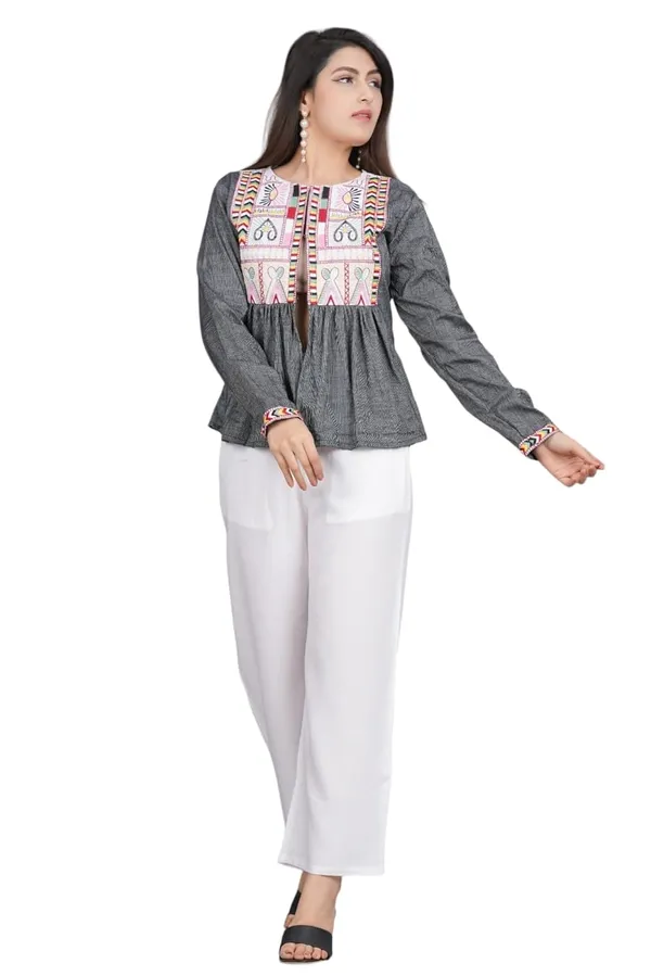 Grey_Premium_Embroiderd_Ethnic_Shrug_Or_Jacket_|_Special_Embroidered_Cotton_Koti/_Jacket/_Waist_Coat
